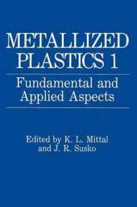 Metallized Plastics 1 : Fundamental and Applied Aspects