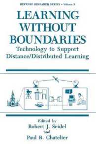 Learning without Boundaries : Technology to Support Distance/Distributed Learning (Defense Research Series)