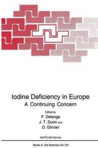 Iodine Deficiency in Europe : A Continuing Concern (NATO Science Series A:)