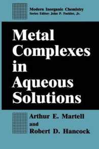 Metal Complexes in Aqueous Solutions (Modern Inorganic Chemistry)