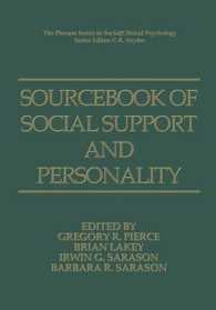 Sourcebook of Social Support and Personality (The Springer Series in Social Clinical Psychology)