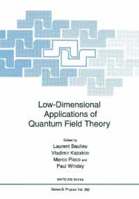 Low-Dimensional Applications of Quantum Field Theory (NATO Science Series B:)