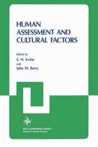 Human Assessment and Cultural Factors (NATO Conference Series)