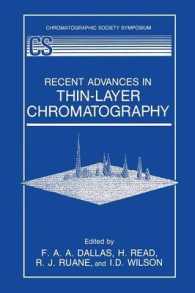Recent Advances in Thin-Layer Chromatography (The Chromatographic Society Symposium Series)
