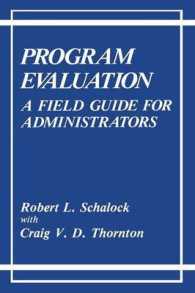 Program Evaluation : A Field Guide for Administrators