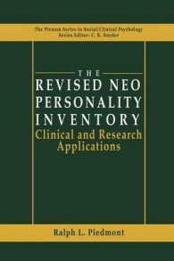 The Revised NEO Personality Inventory : Clinical and Research Applications (The Springer Series in Social Clinical Psychology)