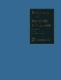 Dictionary of Inorganic Compounds : Volume One