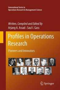 Profiles in Operations Research : Pioneers and Innovators (International Series in Operations Research & Management Science)