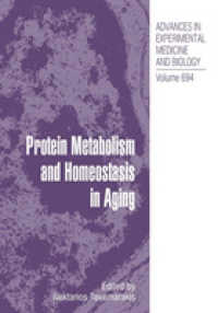 Protein Metabolism and Homeostasis in Aging (Advances in Experimental Medicine and Biology)