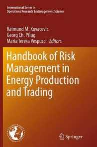 Handbook of Risk Management in Energy Production and Trading (International Series in Operations Research & Management Science)