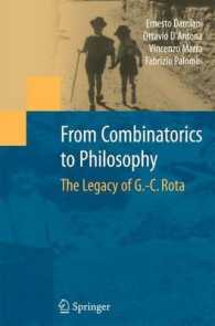 From Combinatorics to Philosophy : The Legacy of G.-C. Rota （2009）