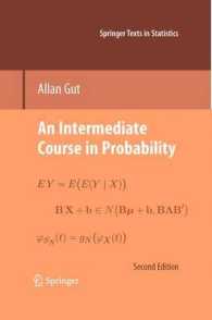 An Intermediate Course in Probability (Springer Texts in Statistics) （2ND）