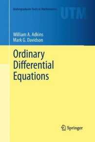 Ordinary Differential Equations (Undergraduate Texts in Mathematics) （2012）