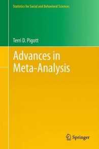 Advances in Meta-Analysis (Statistics for Social and Behavioral Sciences) （2012）
