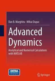 Advanced Dynamics : Analytical and Numerical Calculations with MATLAB （2012）