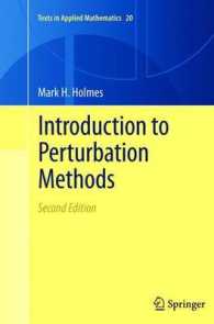 Introduction to Perturbation Methods (Texts in Applied Mathematics) （2ND）