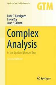 Complex Analysis : In the Spirit of Lipman Bers (Graduate Texts in Mathematics) （2ND）