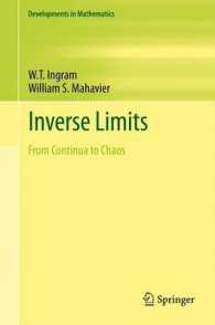 Inverse Limits : From Continua to Chaos (Developments in Mathematics) （2012）