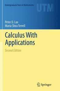 Calculus with Applications and Computing (Undergraduate Texts in Mathematics) （2ND）
