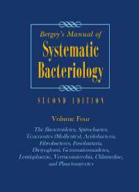 Bergey's Manual of Systematic Bacteriology : Volume 4: the Bacteroidetes, Spirochaetes, Tenericutes (Mollicutes), Acidobacteria, Fibrobacteres, Fusobacteria, Dictyoglomi, Gemmatimonadetes, Lentisphaerae, Verrucomicrobia, Chlamydiae, and Planctomycete （2ND）