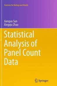 Statistical Analysis of Panel Count Data (Statistics for Biology and Health)