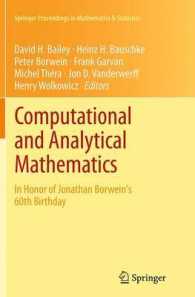 Computational and Analytical Mathematics : In Honor of Jonathan Borwein's 60th Birthday (Springer Proceedings in Mathematics & Statistics)