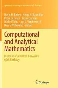 Computational and Analytical Mathematics : In Honor of Jonathan Borwein's 60th Birthday (Springer Proceedings in Mathematics & Statistics)