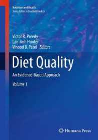 Diet Quality : An Evidence-Based Approach, Volume 1 (Nutrition and Health)
