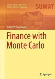 Finance with Monte Carlo (Springer Undergraduate Texts in Mathematics and Technology)