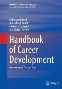 Handbook of Career Development : International Perspectives (International and Cultural Psychology)