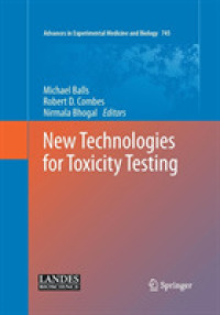 New Technologies for Toxicity Testing (Advances in Experimental Medicine and Biology)
