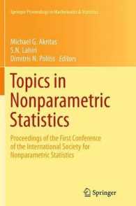Topics in Nonparametric Statistics : Proceedings of the First Conference of the International Society for Nonparametric Statistics (Springer Proceedings in Mathematics & Statistics)