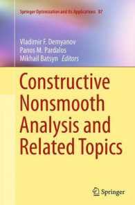 Constructive Nonsmooth Analysis and Related Topics (Springer Optimization and Its Applications)