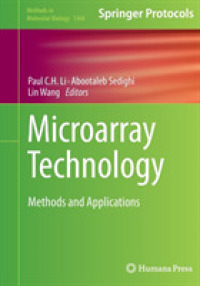 Microarray Technology : Methods and Applications (Methods in Molecular Biology)