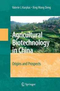 Agricultural Biotechnology in China : Origins and Prospects
