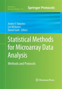 Statistical Methods for Microarray Data Analysis : Methods and Protocols (Methods in Molecular Biology)