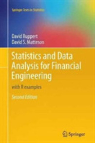 Statistics and Data Analysis for Financial Engineering : with R examples (Springer Texts in Statistics) （2ND）