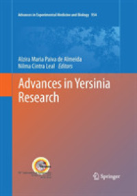 Advances in Yersinia Research (Advances in Experimental Medicine and Biology)