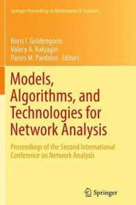Models, Algorithms, and Technologies for Network Analysis : Proceedings of the Second International Conference on Network Analysis (Springer Proceedings in Mathematics & Statistics)
