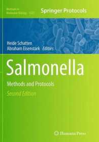 Salmonella : Methods and Protocols (Methods in Molecular Biology) （2ND）