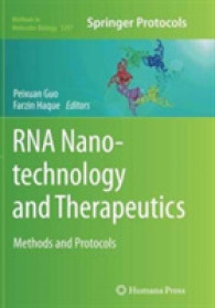 RNA Nanotechnology and Therapeutics : Methods and Protocols (Methods in Molecular Biology)