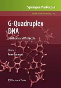 G-Quadruplex DNA : Methods and Protocols (Methods in Molecular Biology)
