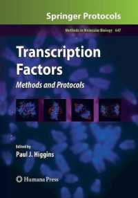 Transcription Factors : Methods and Protocols (Methods in Molecular Biology)