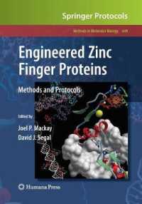 Engineered Zinc Finger Proteins : Methods and Protocols (Methods in Molecular Biology)