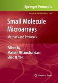 Small Molecule Microarrays : Methods and Protocols (Methods in Molecular Biology)