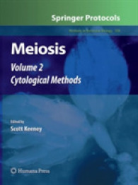 Meiosis : Volume 2, Cytological Methods (Methods in Molecular Biology)