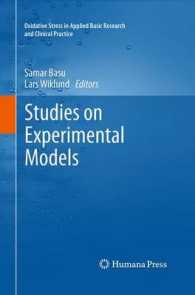 Studies on Experimental Models (Oxidative Stress in Applied Basic Research and Clinical Practice)