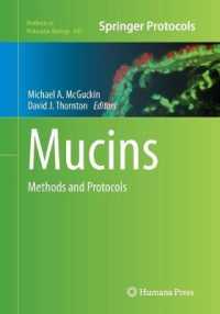 Mucins : Methods and Protocols (Methods in Molecular Biology)