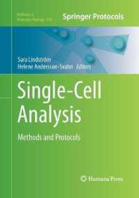 Single-Cell Analysis : Methods and Protocols (Methods in Molecular Biology)