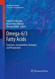 Omega-6/3 Fatty Acids : Functions, Sustainability Strategies and Perspectives (Nutrition and Health)